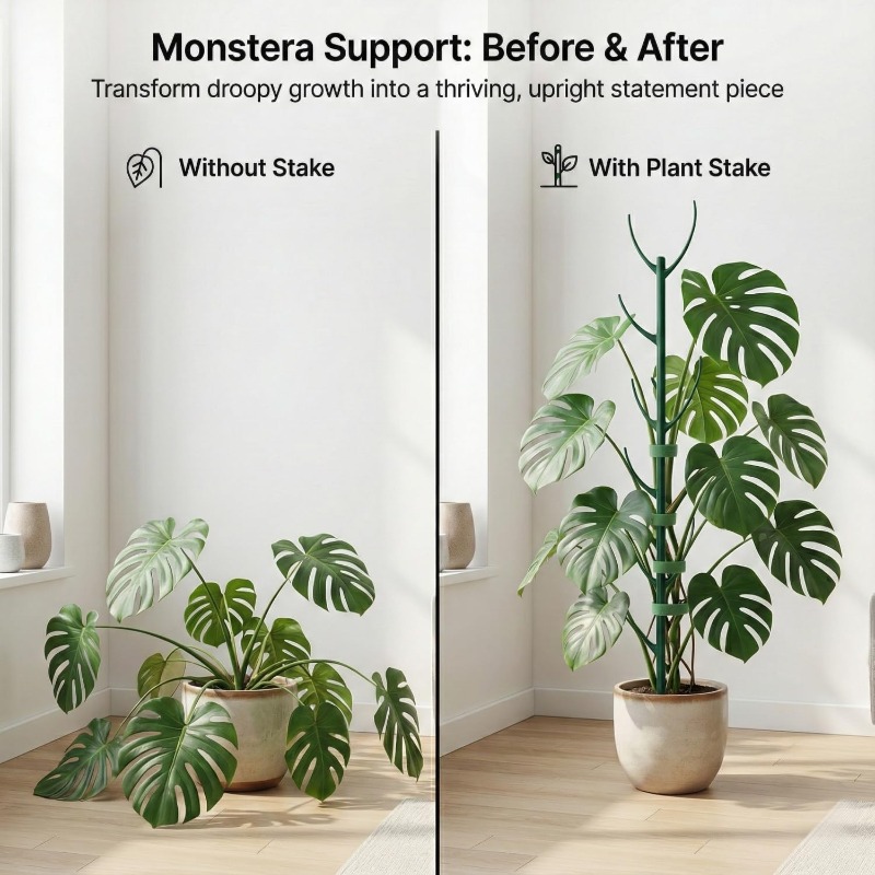 Plant Support Stake - Опоры для растений монстеры: 5 опорных
