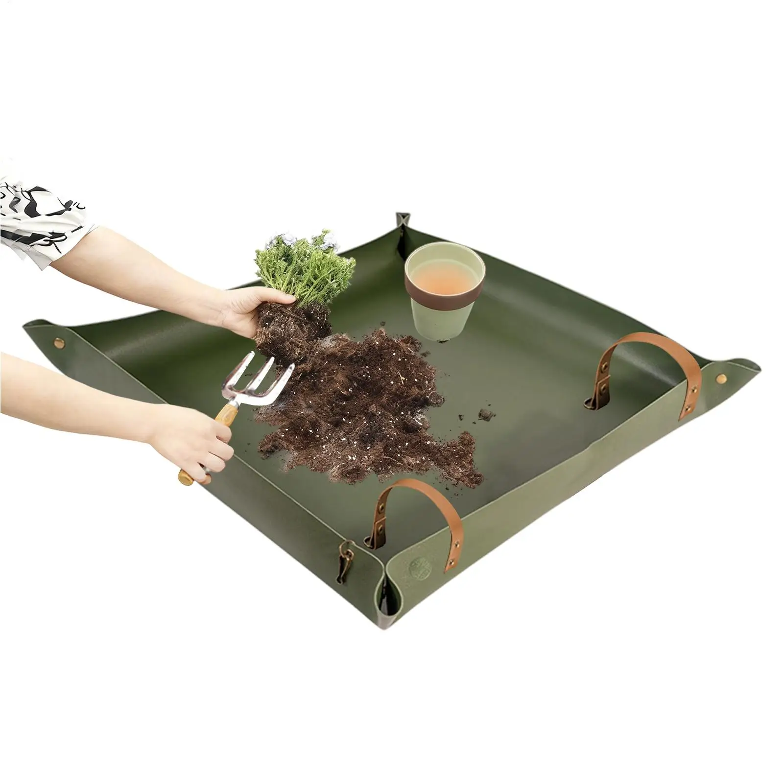 Repotting Mat - Водонепроницаемый складной коврик для пересадки растений,