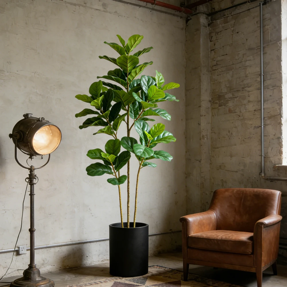 Искусственное дерево фикус лир – обзор и цена Fiddle Leaf Fig